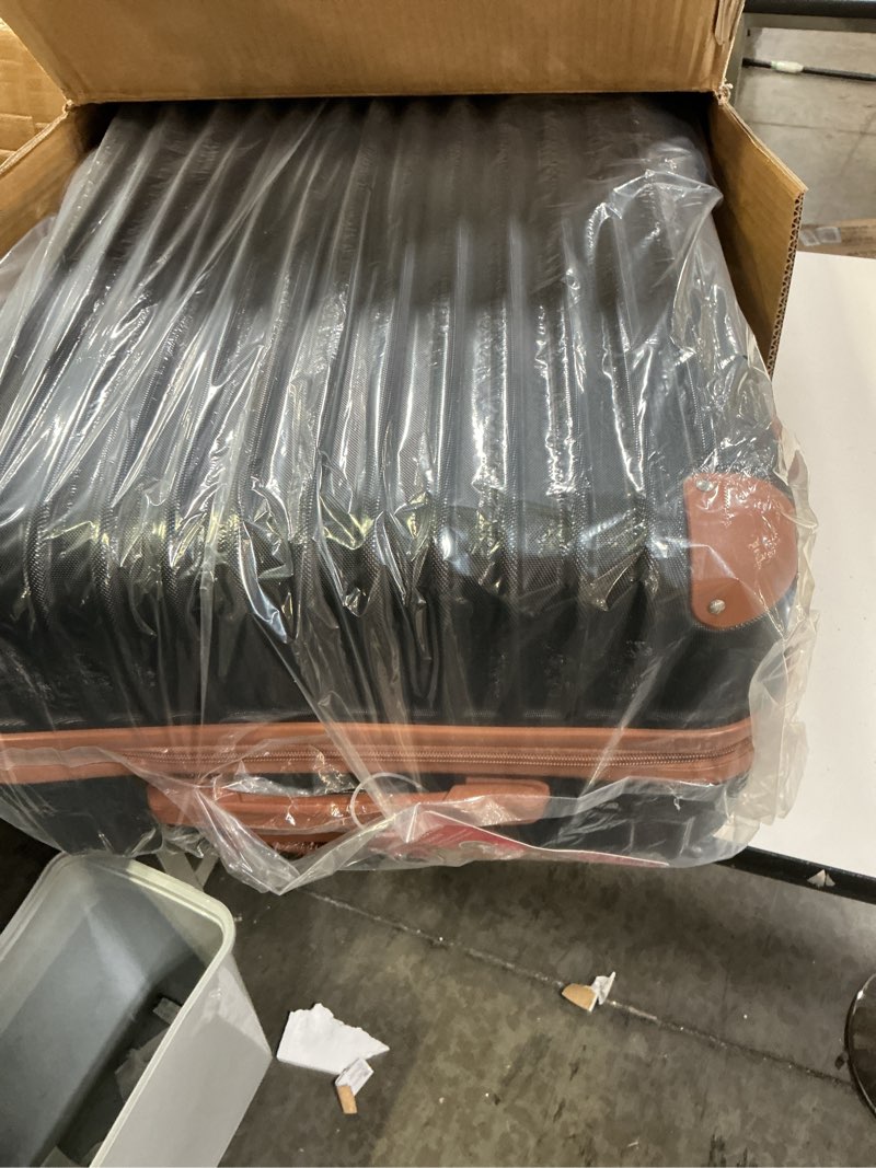 Condition photo showing New/Like New for Luggage Sets 5 Piece Suitcases with Wheels, Suitcase Set ABS Hard Case Luggage with TSA Lock Spinner Wheels Durable Travel Luggage Black