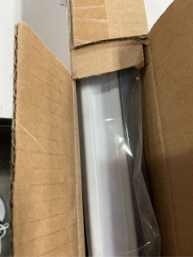 Condition photo showing Good Condition for lazblinds no tools no drill cordless cellular shades, blackout light blocking honeycomb shades for home, thermal insulation blinds for windows, 30" w x 48" h, white blackout-white 30" w x 48" h