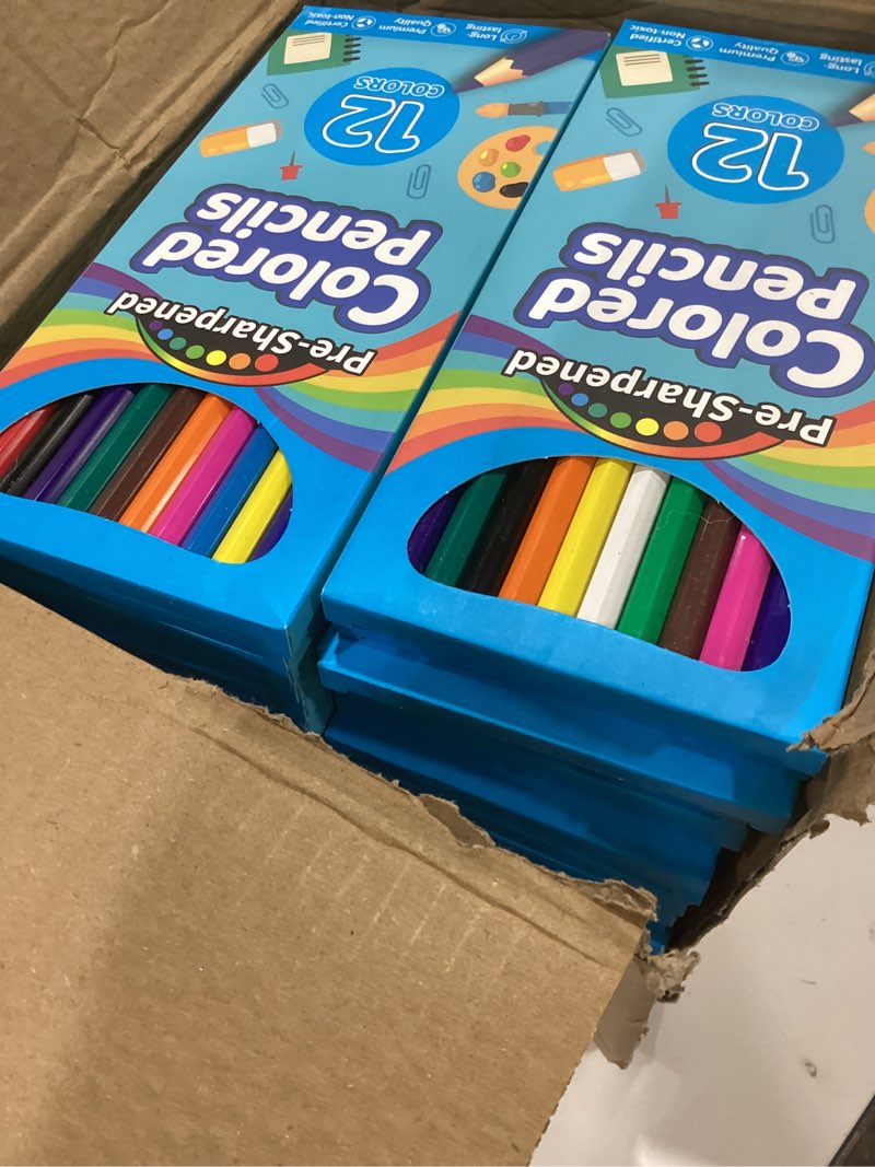 Condition photo showing Good Condition for Jumlys 432 Count Colored Pencils Bulk, 36 Packs Pre-sharpened Coloring Pencils for Kids in 12 Colors, Bulk School Supplies for Teachers, Ideal Back to School Supplies & Classroom Prizes