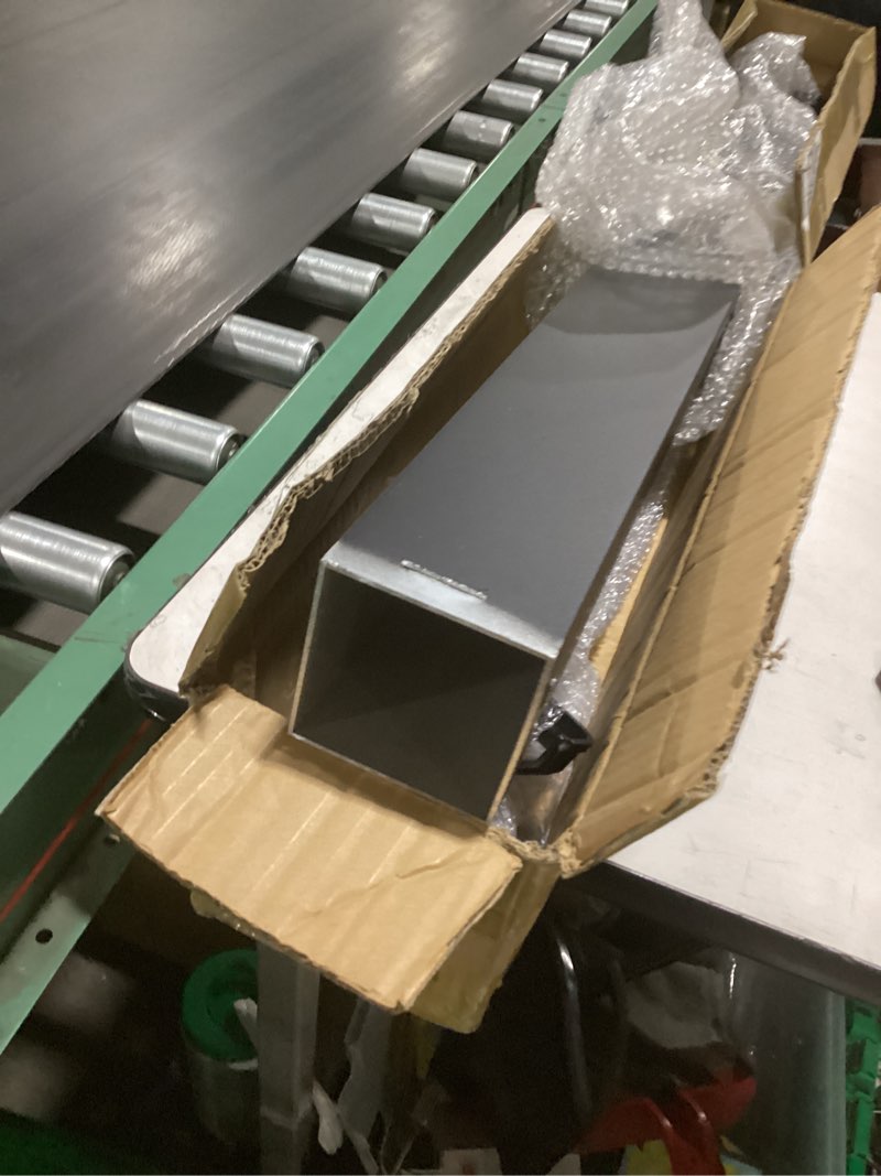 Condition photo showing New/Like New for **as is** (top of pole busted)aluminum railing deck post kit 3 x 3 x 39 include 1 pcs porch deck railing fence post handrail 4 pcs expansion screws made with heavy duty powder coated, rust-proof, fit 36 height(black)