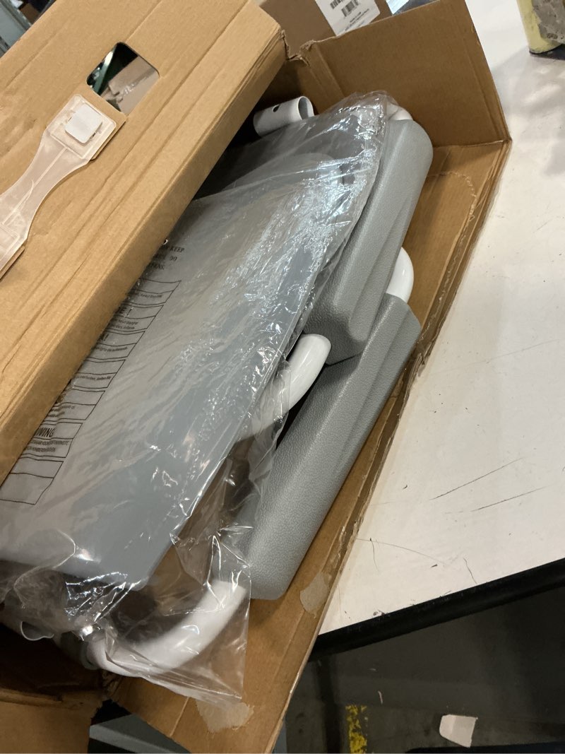 Condition photo showing Good Condition for Medline 3-in-1 Steel Bedside Commode, Elongated Seat, Sturdy Folding Frame, 7.5 QT. Bucket, 350 lb. Weight Capacity, Clip-on Seat, Easy Cleaning, Tool-Free Assembly, Gray