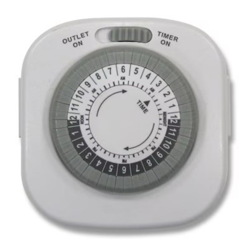 utilitech 15-amps 125-volt 1-outlet plug-in countdown indoor lighting timer