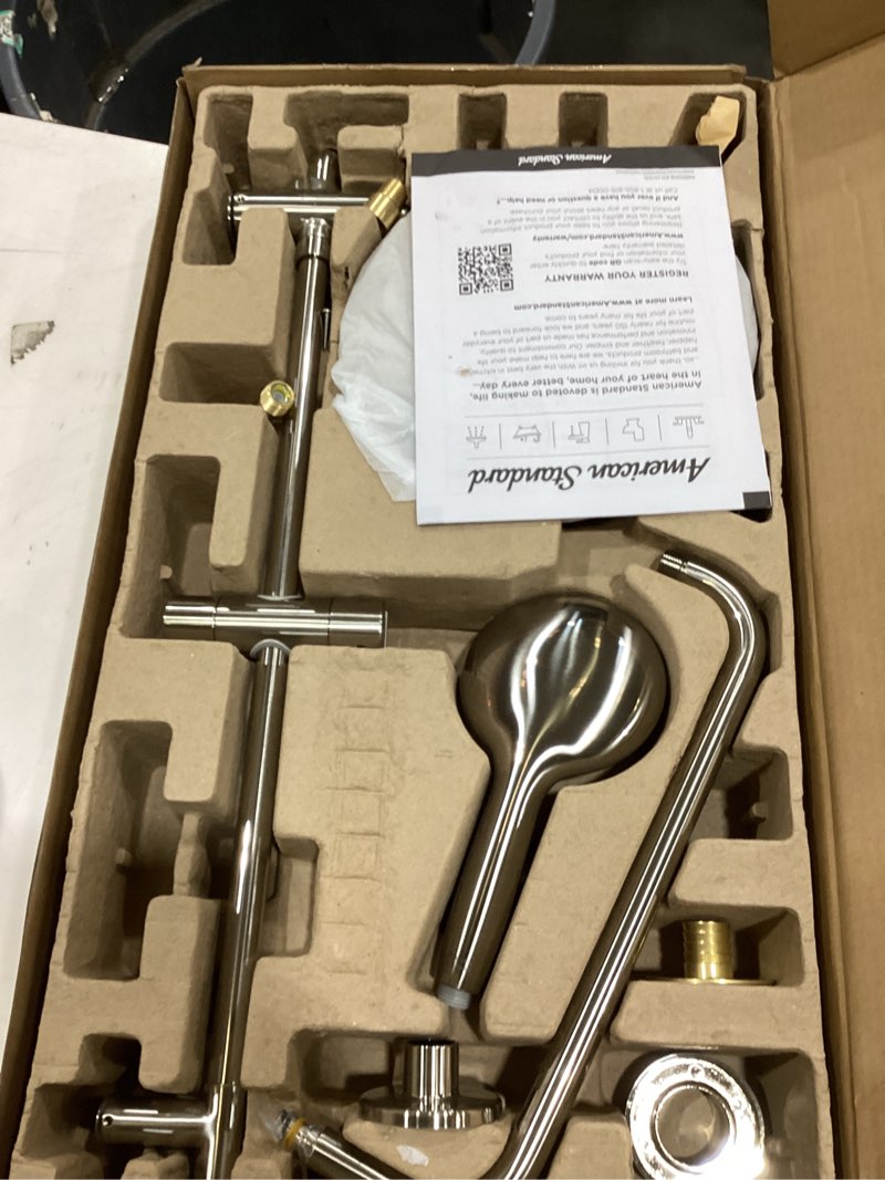 Condition photo showing Good Condition for american standard 1029072950 spectra versa 24-inch 4-function retrofit shower system with rain shower head with handheld sprayer, 1.8 gpm, brushed nickel