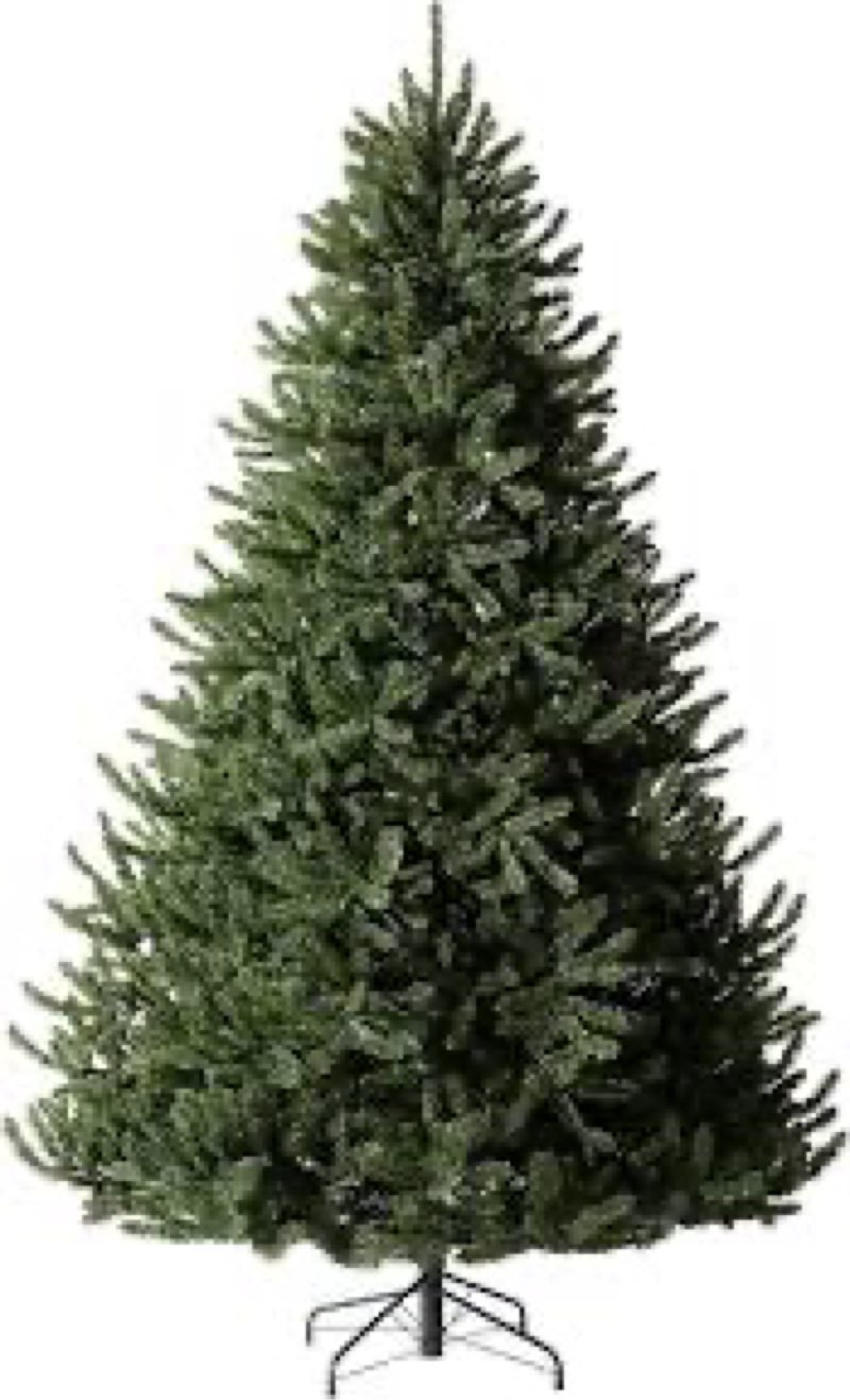 Treetopia Árbol de Navidad artificial verde | Abeto Kennedy - 9 pies de altura | Sin iluminación | Incluye soporte para árbol | 064 puntas hechas individualmente