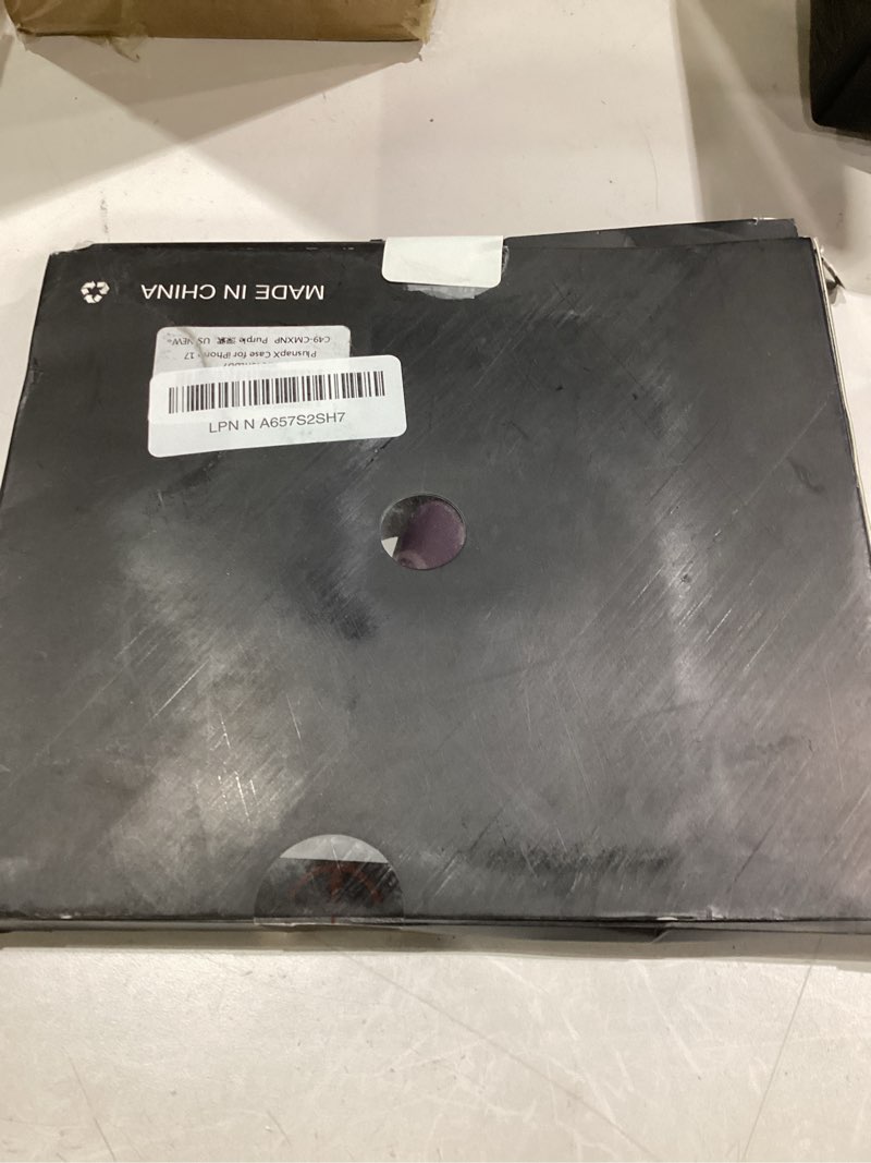 Condition photo showing Good Condition for Wallet Case for iPhone 17 Compatible with Magsafe, 2-in-1 PU Leather Flip RFID Blocking Card Holder Stand Shockproof Magnetic Detachable Cover for iPhone 17 Case 6.3", Retro Purple For iPhone 17 - 6.3" Retro Purple