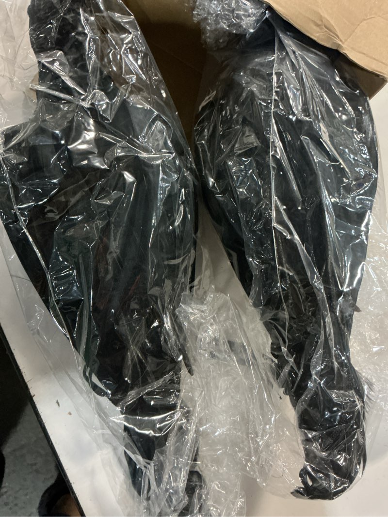 Condition photo showing Good Condition for lewtemi 2 pcs 17 inch realistic hanging dead crows decoy life size black feathered crow fake black crows for garden decorations 2 17 inch