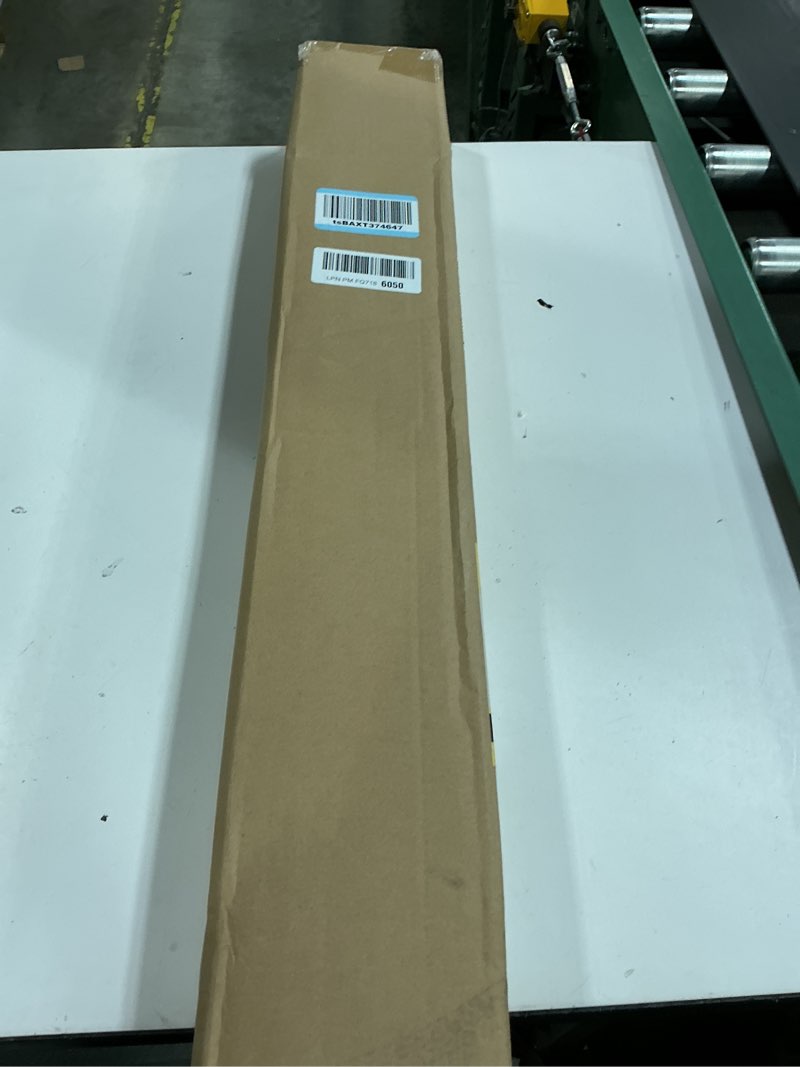 Condition photo showing New/Like New for no drill cordless bamboo roman shades, windows size 36" w × 64" h - carbonized carbonized 36" w × 64" h?window size?