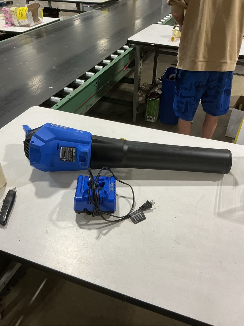 Condition photo showing Good Condition for  no battery kobalt 24-volt 500-cfm 120-mph battery handheld leaf blower 4.0 ah b charger included