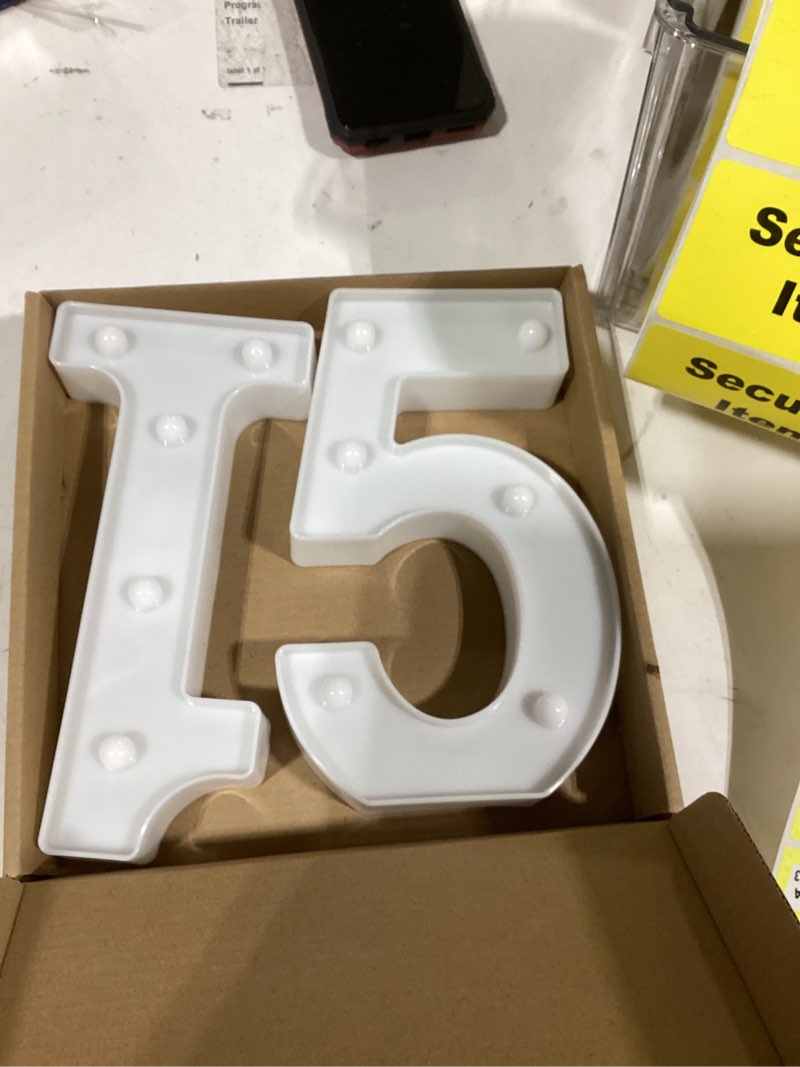 Condition photo showing Good Condition for Marquee Numbers 15th Birthday Decorations For Girls Boys,15 Light Up Numbers Quinceanera Decorations,Numero 15 Decoracion Para Quinceañera,Centros De Mesa De 15 Años,Arreglos De Mesa Para 15 Años