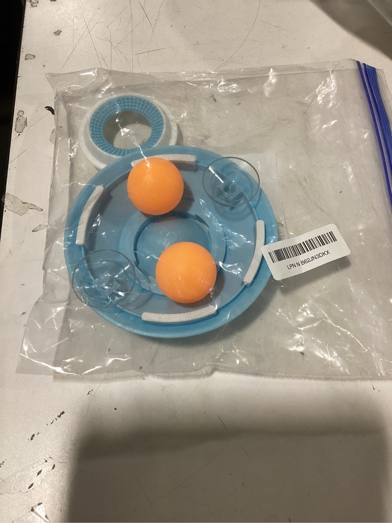 Condition photo showing Good Condition for cat liquid/wet food licking bowl, slow feeding pet bowl, cat lick ball bowl, non-slip design, slow eating, pet anxiety relief toy, interactive cat bowl?yellow ball?