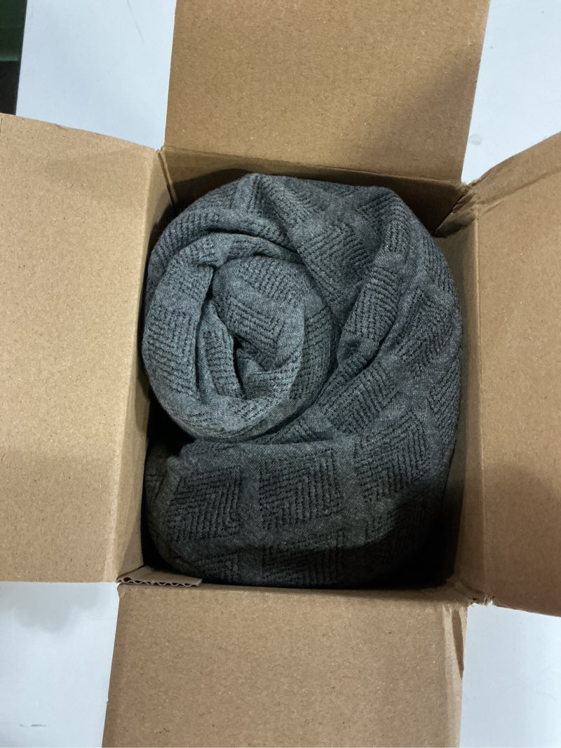 Condition photo showing New/Like New for Cozyhealth Cervical Roll Pillow, Medium Soft Memory Foam Neck Round Pillow Cylinder Bolster Pillow for Sleeping, Round Neck Support for Bed, Legs, Back and Yoga (Grey, Large - 4.7" H) Grey Large - 4.7" H