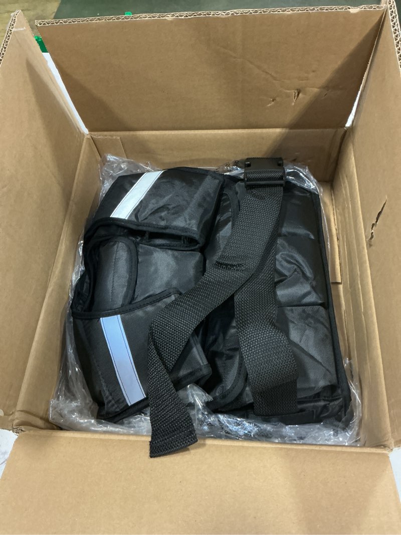 Condition photo showing Good Condition for Adjustable Weighted Vest for Women, Customizable 0-18 lbs Strength Training Vest with 10 Removable Sandbag, Breathable Design, Reflective Safety Strips for Running, Hiking, and Fitness 0-18 lb Black