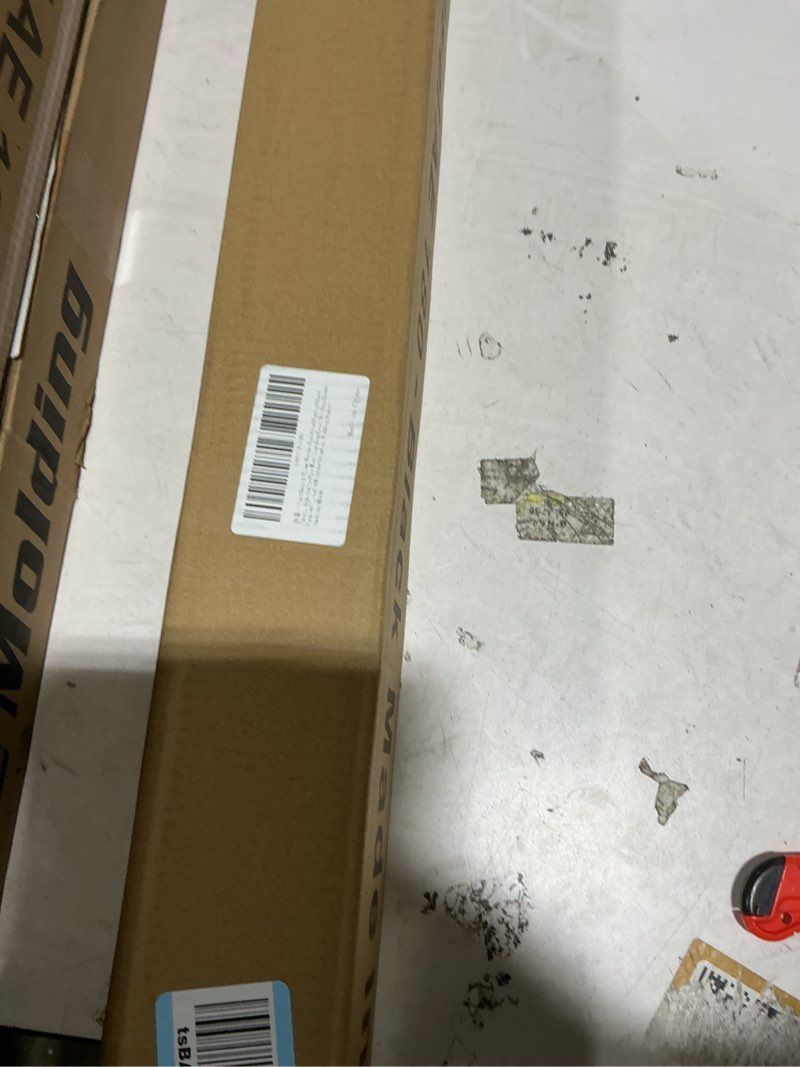 Condition photo showing Good Condition for Large A-Frame Wooden Painting Display Black Easel, Large Adjustable Pine Wood Standing Easel Holding Canvas Up to 60'', Solid Wood for Display, Wedding Sign or Painting-Black