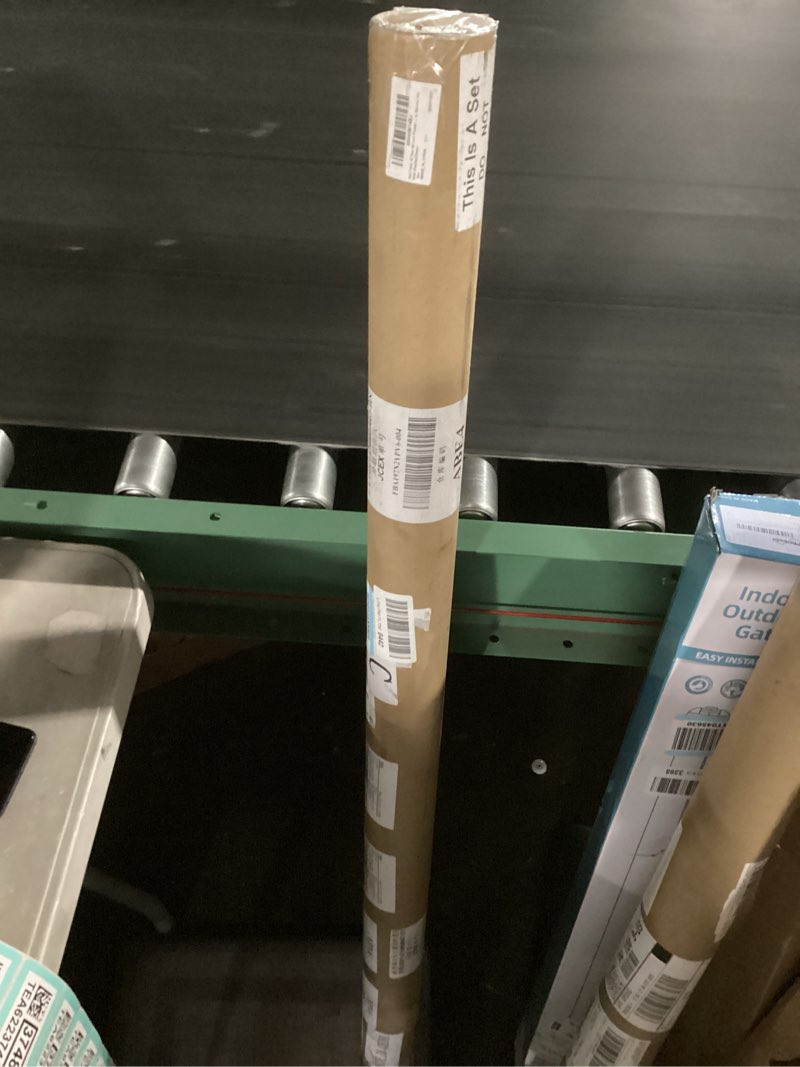 Condition photo showing New/Like New for relithick 10 pcs 48 inch poster hanger frame hanging rails for posters clips signs maps picture holder plastic tapestry banner art wall display(black)