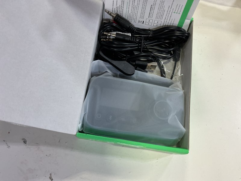 Condition photo showing Good Condition for soomfon bluetooth transmitter for tv 3-in-1 bluetooth 5.0 transmitter receiver for tv to 2 headphones with lcd display adjustable volume, optical aux rca bypass for home stereo speaker