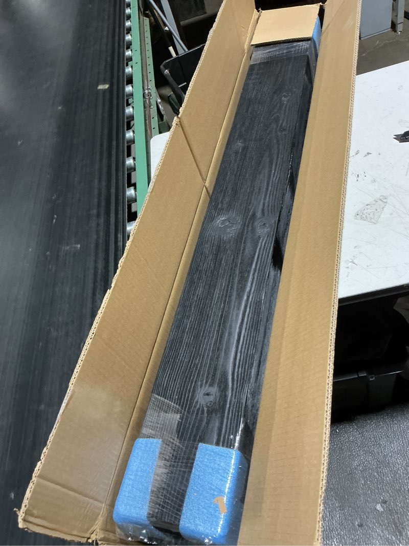 BoscoMondo Fireplace Mantel, Wall-Mounted 48 inch Floating Shelf for Wall, Tv Shelf, Rustic Shelf - 