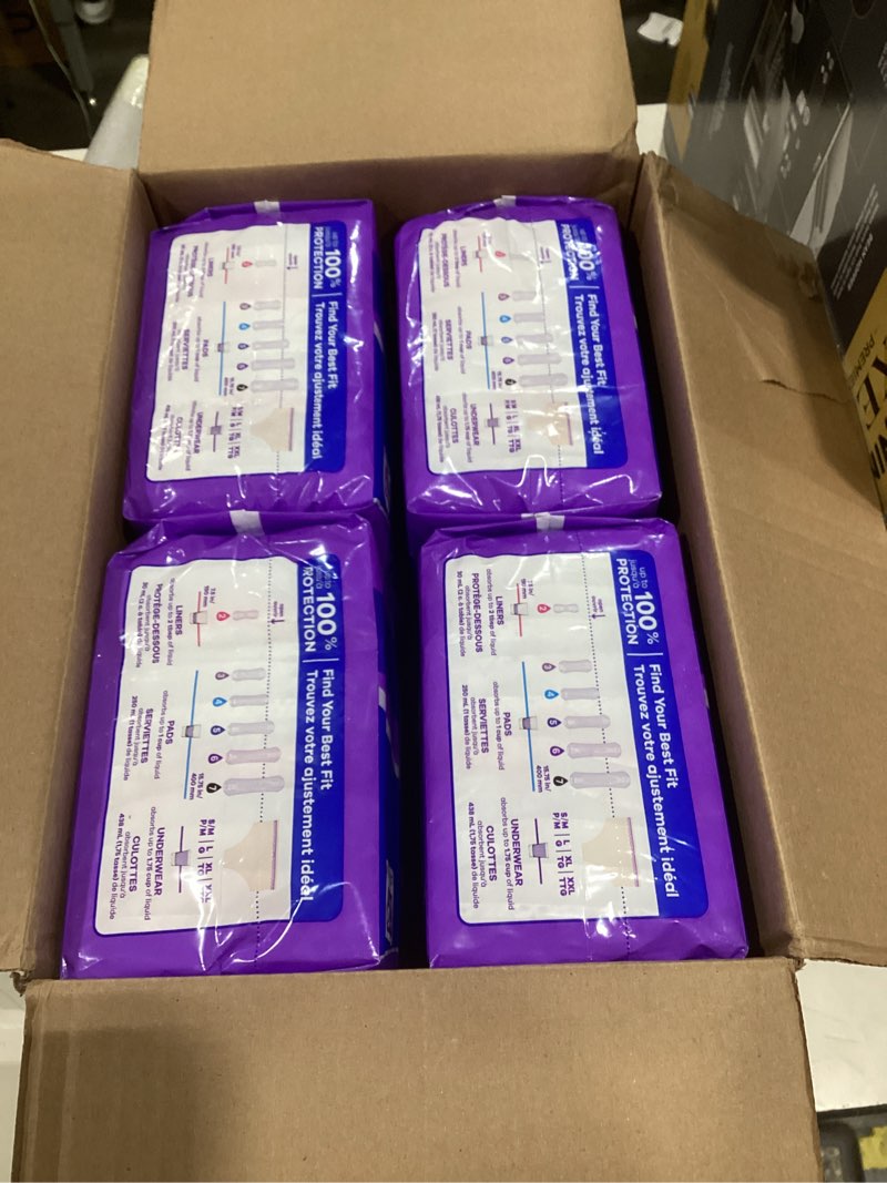 Condition photo showing New/Like New for always discreet incontinence pads - 5 drop extra heavy long pads - 156ct