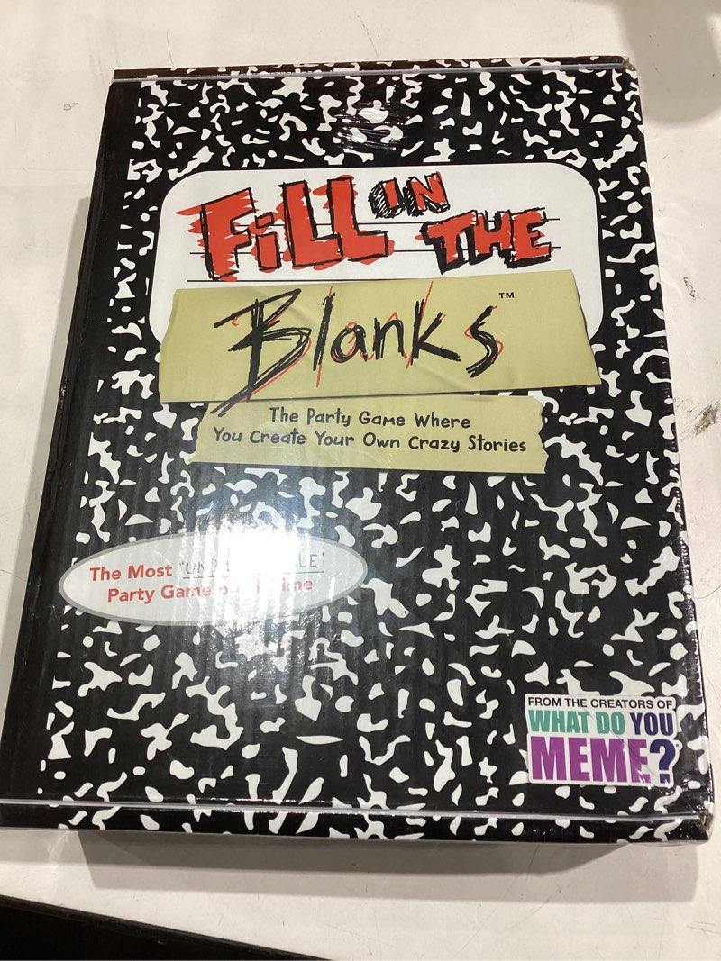 Condition photo showing Good Condition for WHAT DO YOU MEME? Fill in The Blanks - The Family Game Where You Create Your Own Stories Family