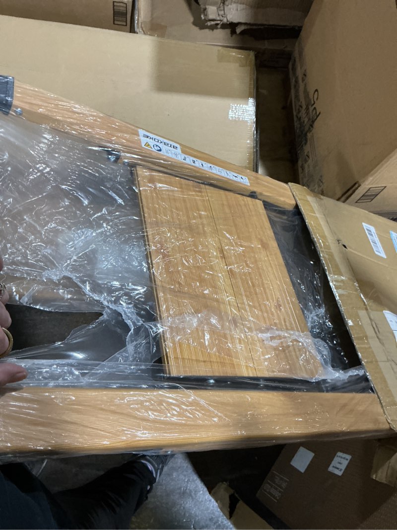 Condition photo showing Good Condition for Step Ladders 3-Step Woodgrain Finish Aluminum Folding Step Stool Wide Pedal,Anti-Slip Portable Sturdy for Home & Kitchen Office 330 lbs Woodgrain 3 Step