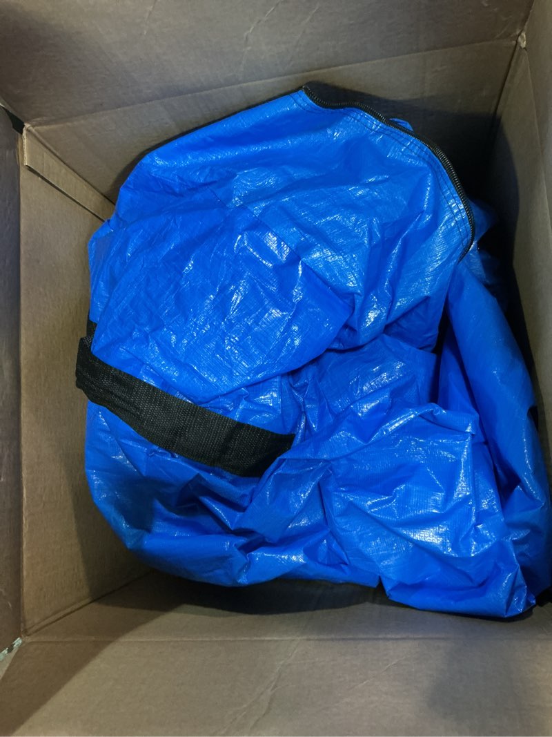 Condition photo showing As Is for Mattress Bags for Moving, BETU Mattress Protector Waterproof Mattress Cover King Size Storage Bags with 8 Heavy-Duty Handles and Zipper for Bed Extra Thick Large Reusable (82"x79"x15" Blue) King 1 Pack (82"x 79"x15") Blue