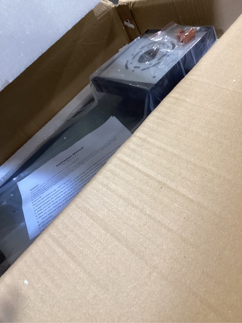 Condition photo showing Good Condition for modern outdoor wall lights,large exterior wall sconce,black porch light fixture,outdoor house lights wall mount,waterproof outside light for garage front door with thick clear glass e12 1 pack no sensor style b 19.6 in-1 pack