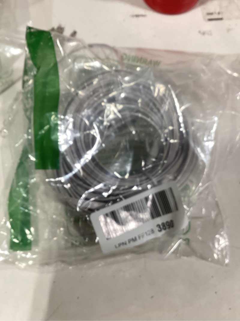 Condition photo showing Good Condition for Similar product Ethernet Cable 50 ft, Cat 6 LAN Cable Ethernet Cord, Slim Long Flat Computer Internet Patch Cord Wire with Clips & Rj45 Connectors for Router, Faster Than Cat5e/Cat5 (50ft White) 50 feet 50ft white