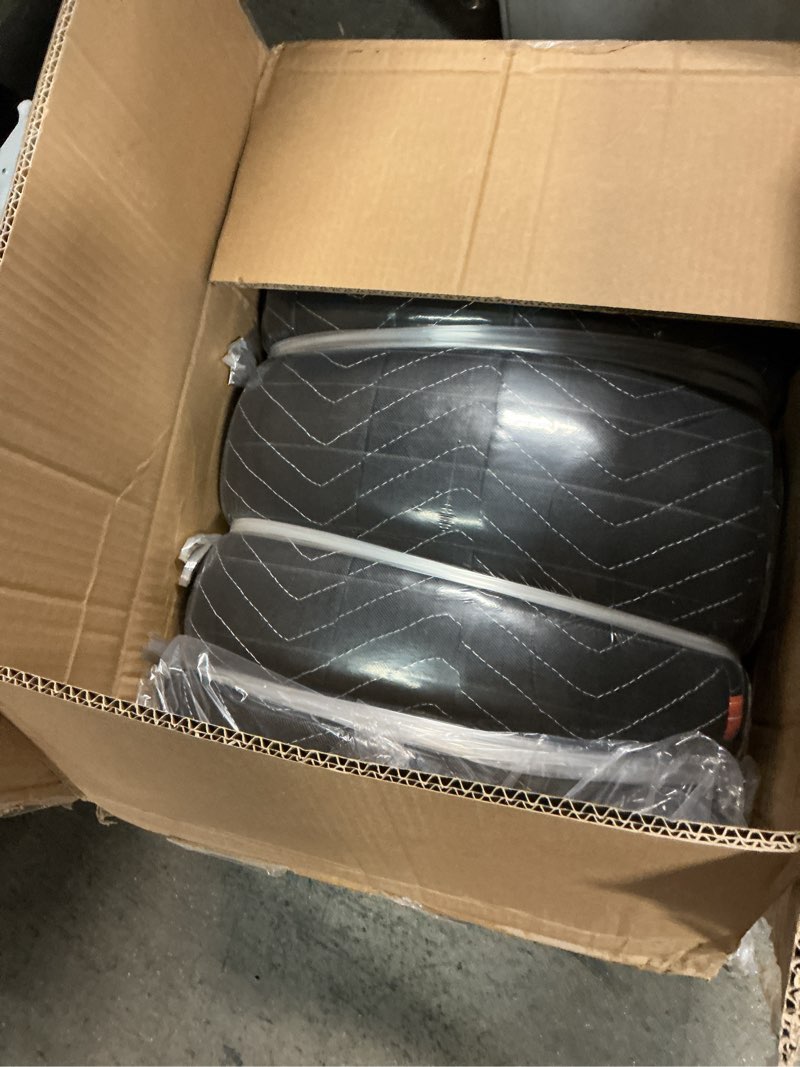 Condition photo showing New/Like New for Simpli-Magic Heavy Duty Padded Moving Blankets 72" x 40" – 12 Pack – Packing Blankets, Furniture Covers for Moving Standard Grade