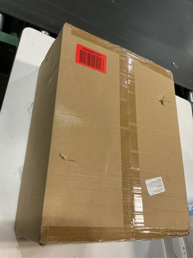 Condition photo showing New/Like New for Crystal Chandelier Light Fixture, Modern K9 Crystal Chandelier for Dining Room, Black Ceiling Hanging Pendant Light Fixture for Living Room, Entryway, Bedroom, Hallway, Kitchen Island Black H 27" x W 22"