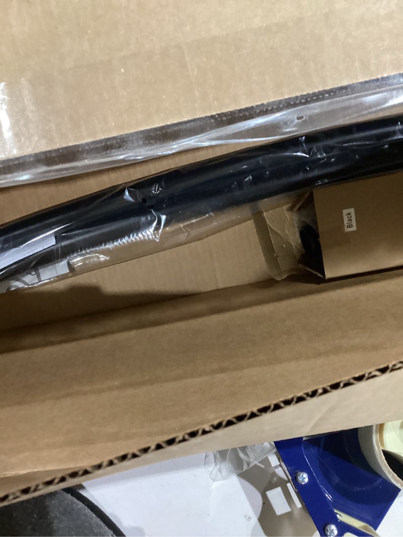 Condition photo showing New/Like New for Bonpally Curved Shower Curtain Rod 40-72 Inches Adjustable, Aluminum Rustproof Shower Rod, Curved Shower Rods for Bathroom, Bathtub, Stall, Black, Need to Drill