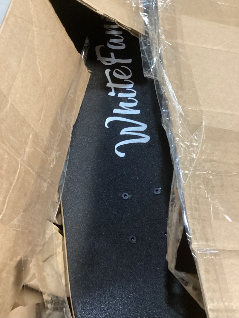 Condition photo showing New/Like New for WhiteFang Skateboards for Beginners, Complete Skateboard 31 x 7.88, 7 Layer Canadian Maple Double Kick Concave Standard and Tricks Skateboards for Kids and Beginners Diamond