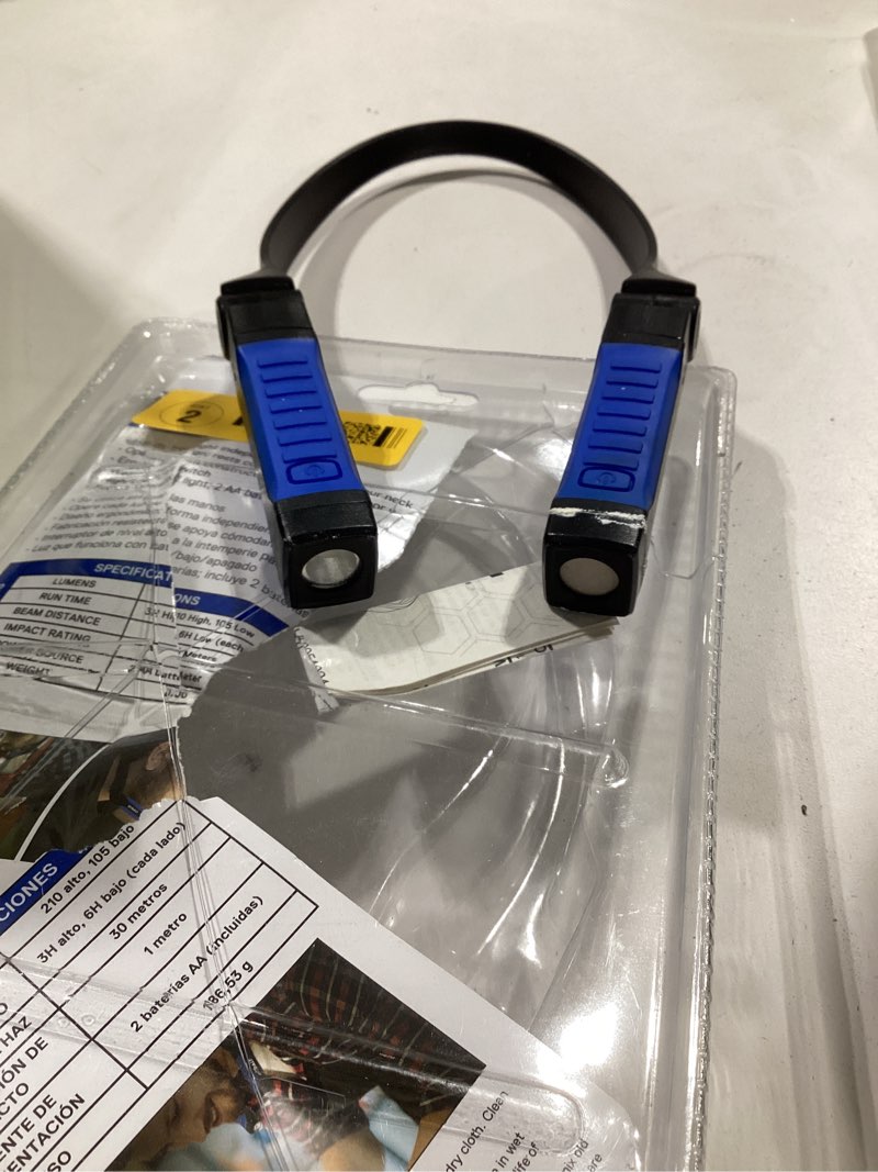 Condition photo showing As Is for kobalt kblt10 210-lumen 2 modes led spotlight flashlight (aa battery included)