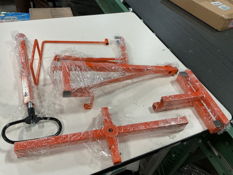 Condition photo showing As Is for VEVOR Cable Dispenser, Floor or Stud Mounted, Wire Spool Rack, Portable Wire Rack Dispenser with Anti-Slip Metal Handle for Wiring Transport, Swivel Eyelet, for Electrical, Industrial and Retail Use Wire Dispenser