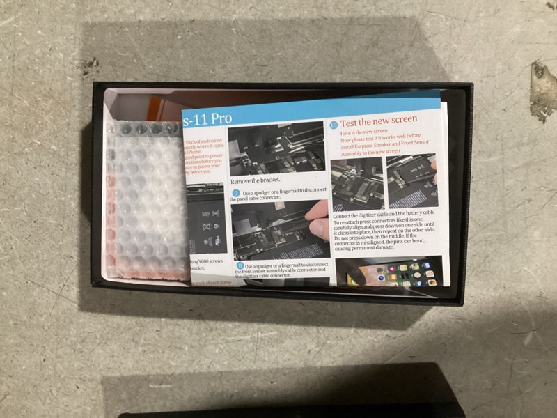 Condition photo showing Good Condition for for iPhone 11 Pro Screen Replacement 5.8 inch, 3D Touch LCD Display Digitizer Assembly with Repair Tool - Model A2160, A2217, A2215 5.8" for iPhone 11 Pro