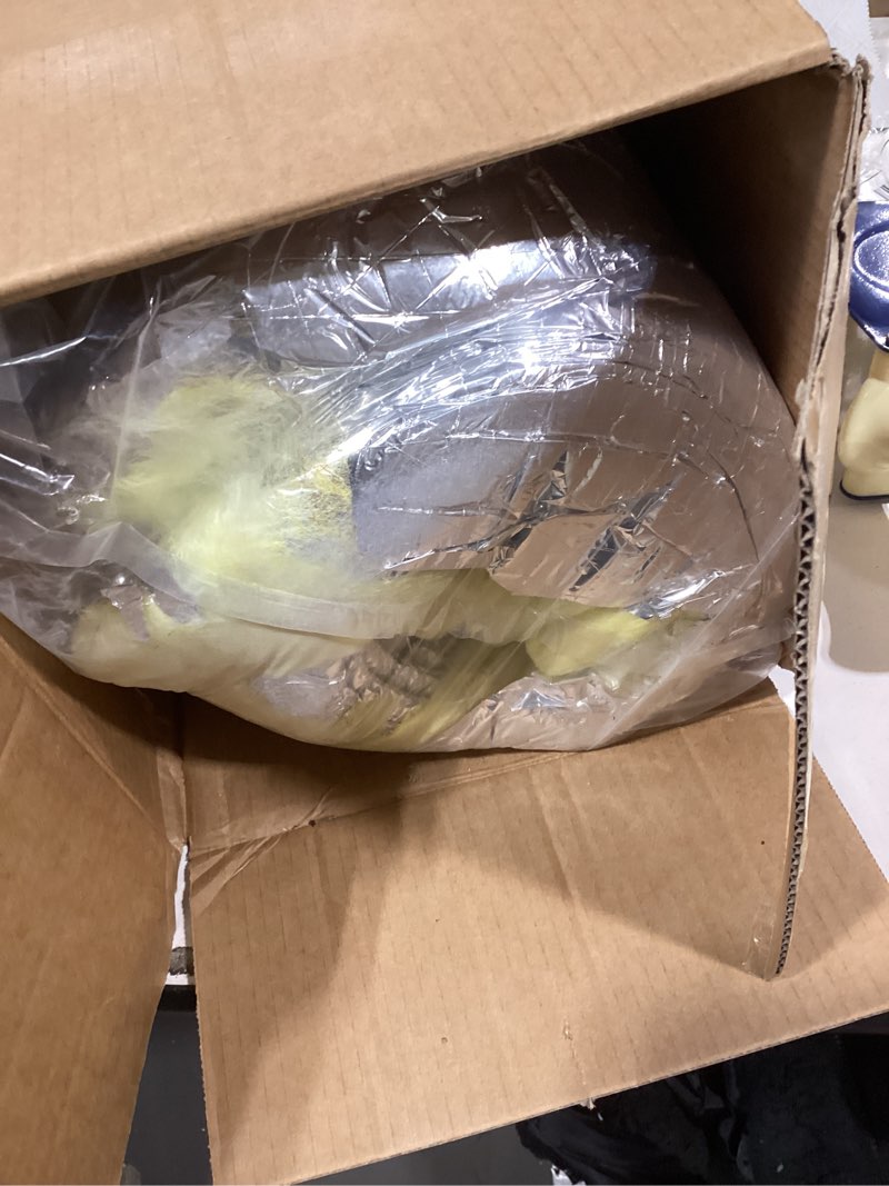 Condition photo showing As Is for 6 inch 25 feet r4.2 insulated flexible duct | high-efficiency thermal insulation | suitable for heating & cooling 6 in 25 ft(r4.2)
