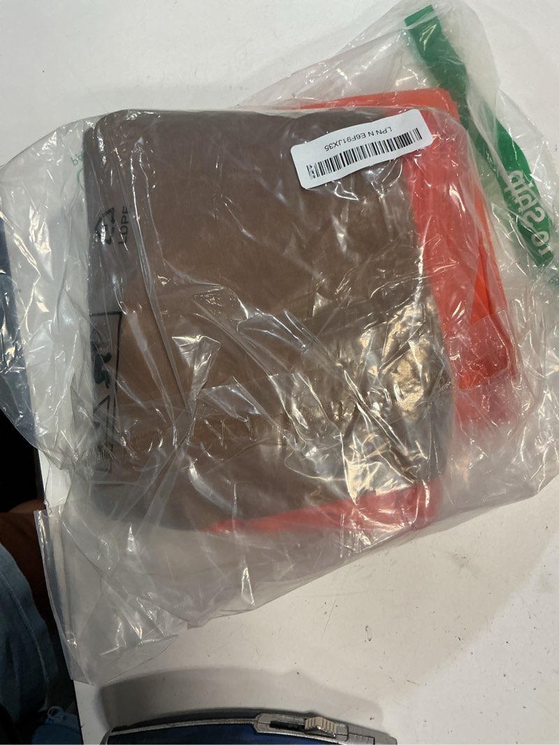Condition photo showing Good Condition for npbag 15 pack 15'' x 16'' orange cotton tote bags, blank bulk cloth bags with 1pc of ptfe teflon sheet medium orange 15