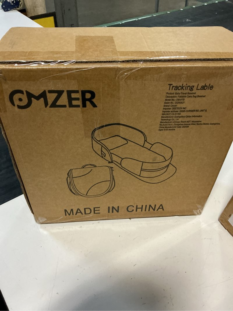 Condition photo showing New/Like New for ( beige ) portable bassinet, foldable, lightweight, infant travel bed-pod 2-1 omzer 