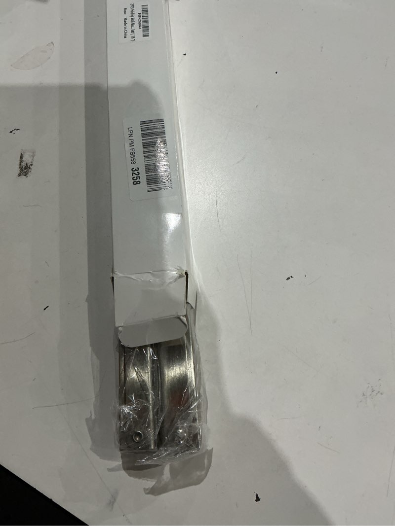 Condition photo showing Good Condition for Folding Shelf Brackets, Max Load 300 lb, Heavy Duty Stainless Steel Collapsible Wall Mounted Shelf Brackets for Table, Space Saving DIY Bracket, Pack of 2 (2, Foldable 16") 2packs 16 Inch