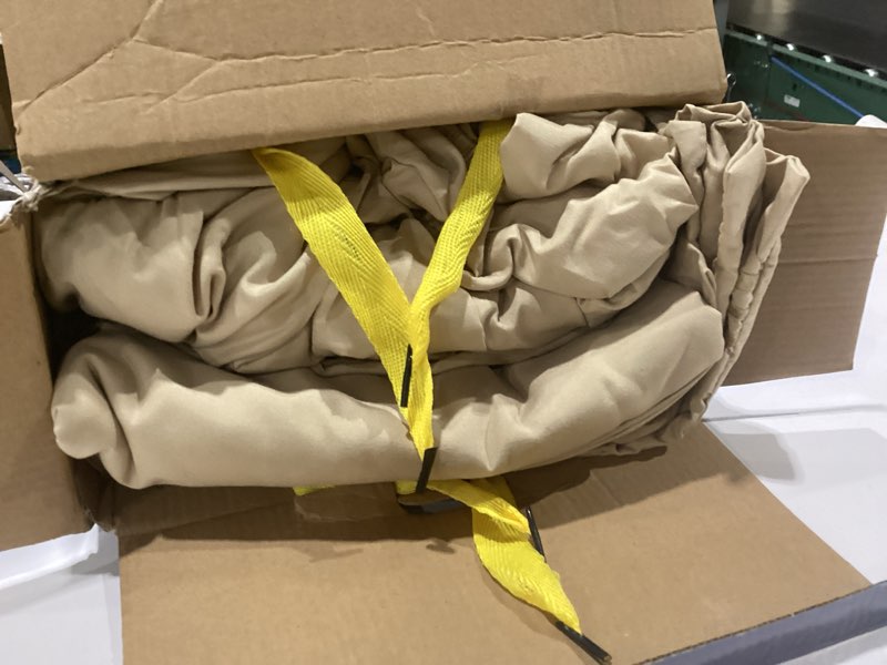 Condition photo showing Good Condition for sonoro kate bed sheet set super soft microfiber 1800 thread count luxury egyptian sheets fit 18-24 inch deep pocket mattress wrinkle-6 piece (beige, queen) beige queen