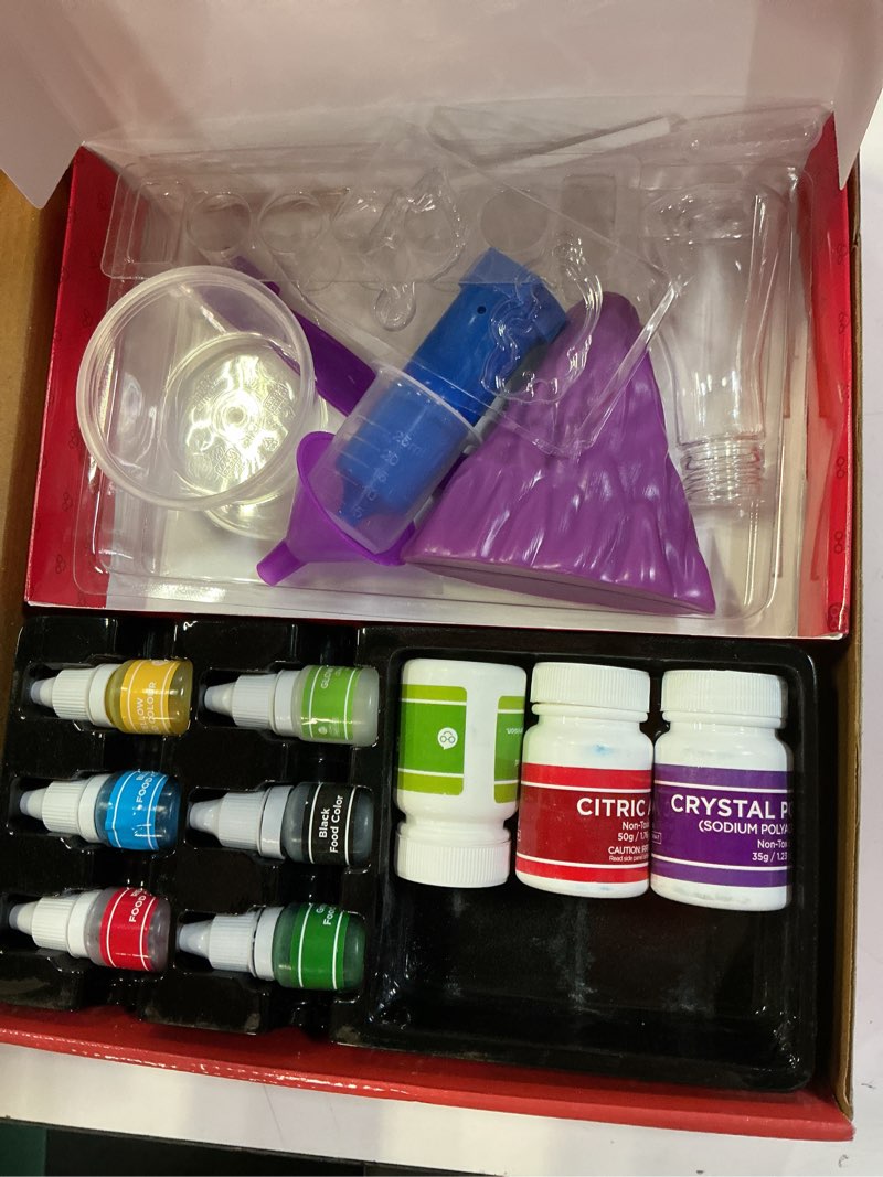 Condition photo showing Good Condition for doctor jupiter erupting volcano science kit for kids ages 8+ | birthday gift ideas for boys 8-9-10-11-12 year olds | stem learning & educational science projects volcano science kit: 8+