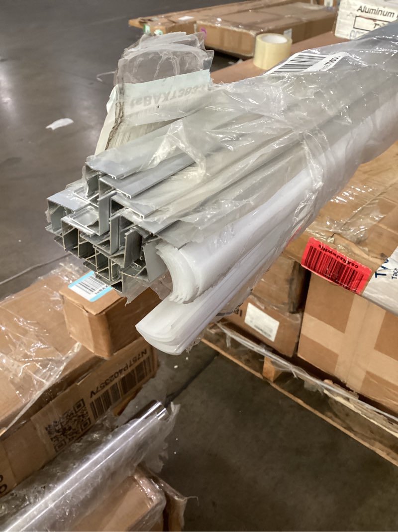 Condition photo showing Good Condition for muzata 20pack 6.6ft/2m v shape led channel silver aluminum led strip diffuser channel with milky white cover frosted corner lighting easy installation v1sw ww 2m