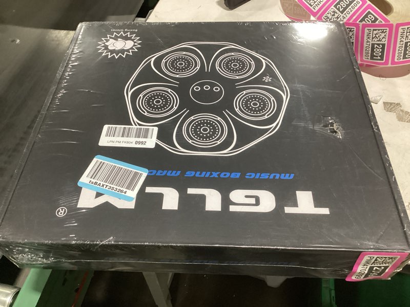 Condition photo showing New/Like New for Music Boxing Machine, Interactive Punching Trainer with Boxing Gloves, Large Size Wall Mounted Electronic Boxing Target for Adult Kids, 9 Modes & 9 Speeds