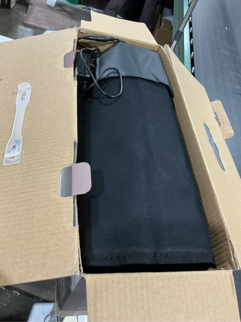 Condition photo showing Good Condition for Massage Mat, Detachable Neck Massager, Full Body Vibration Heating, Massage Pad with 10 Vibrating Motors and 9 Speed Settings for Home Office Use, Gift for Men Women Parents Christmas,Black