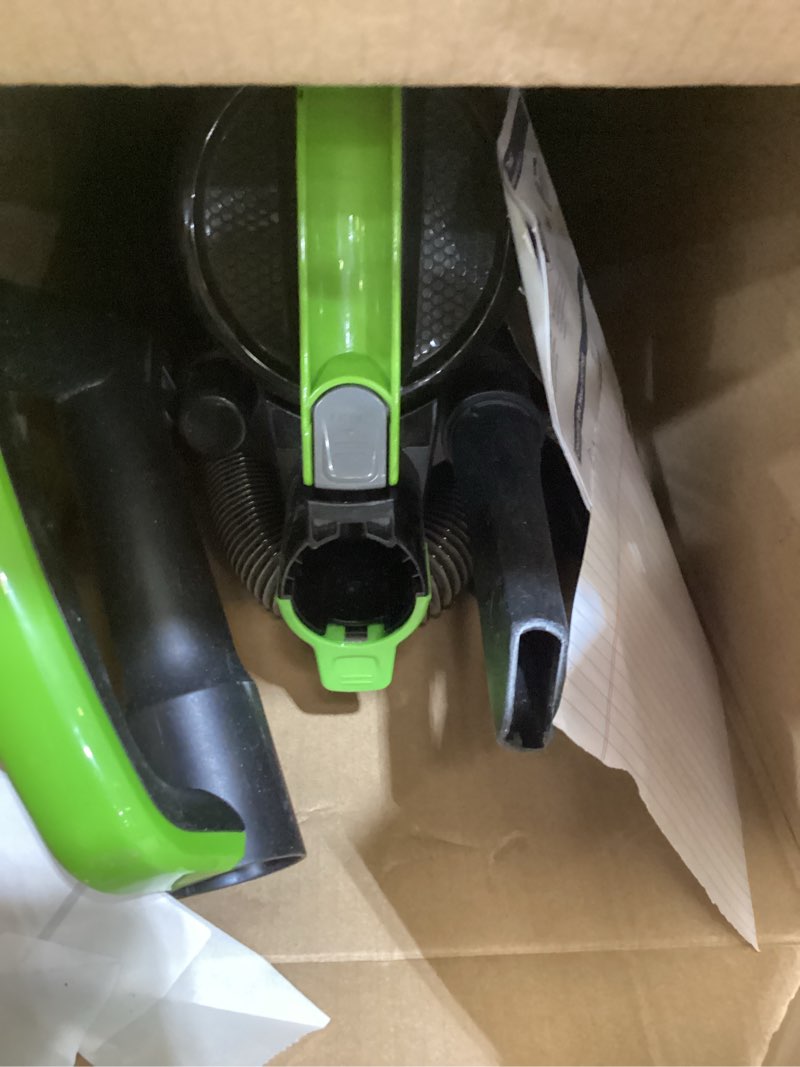 Condition photo showing Good Condition for bissell pet hair eraser turbo lift-off vacuum, w/self-cleaning brush roll, hepa filtration, powerful pet hair pickup with turbobrush pivot tool & led-lit dusting brush & crevice tool, 3774f