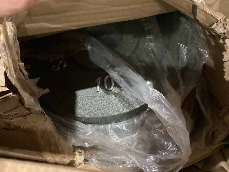 Condition photo showing Good Condition for cap barbell olympic 2-inch weight plates gray | mulitple sizes