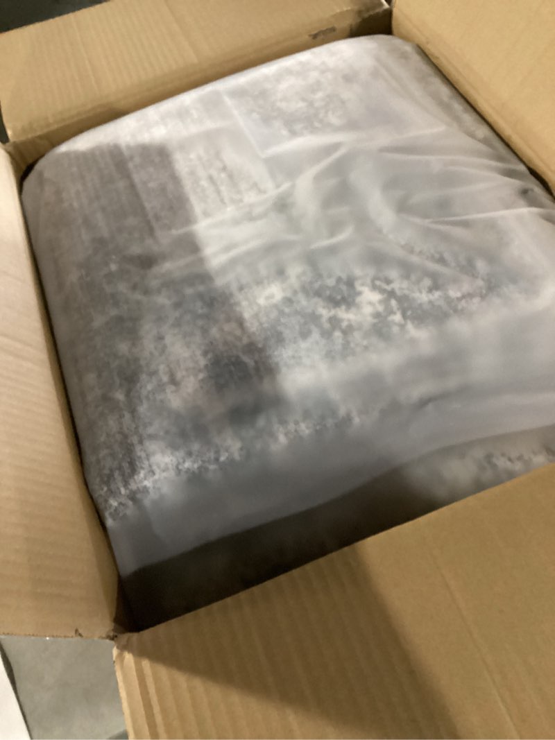 Condition photo showing New/Like New for Abstract Rug 8x10 Large Living Room Rugs Neutral Modern Washable Area Rugs for Bedroom Dining Room Non-Slip Stain Resistant Foldable Thin Blue Blue/Grey 8' x 10' (Rectangular)