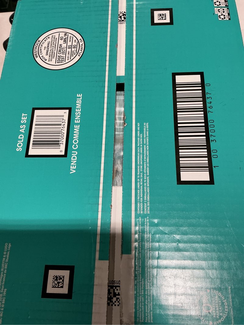 Condition photo showing Good Condition for Pampers Training Pants - Easy Ups Boys & Girls Bluey - Size 2T-3T, 140 Count, Children's Potty Underwear (Packaging May Vary) 2T-3T 140