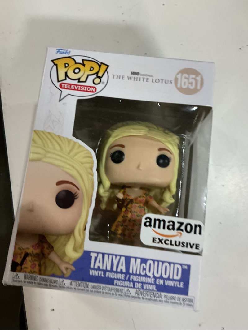 Condition photo showing New/Like New for funko pop! tv: white lotus- tanya mcquoid - boat - amazon exclusive - collectable vinyl figure - gift idea - official merchandise