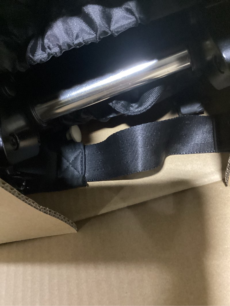 Condition photo showing Good Condition for stokke yoyo3 stroller from 6 months - includes black frame/taupe seat cushion + canopy - folds in & out in a flash - light & compact - carry-on compatible black/taupe
