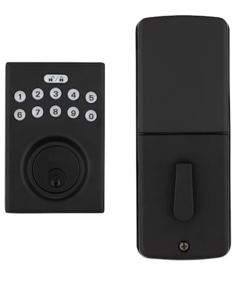reliabilt electronic keypad deadbolt door lock 5059217 matte black new