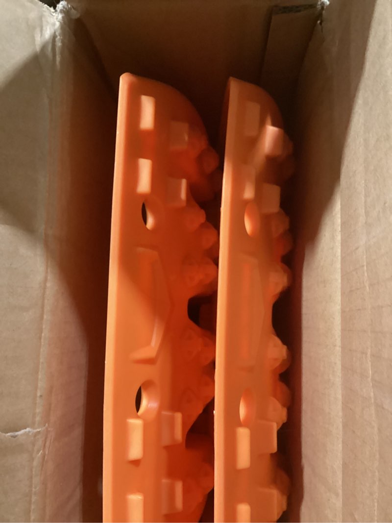 Condition photo showing Good Condition for X-BULL New Recovery Traction Tracks Sand Mud Snow Track Tire Ladder 4WD (Orange, 3gen) Bag+Hardware+Tracks Orange